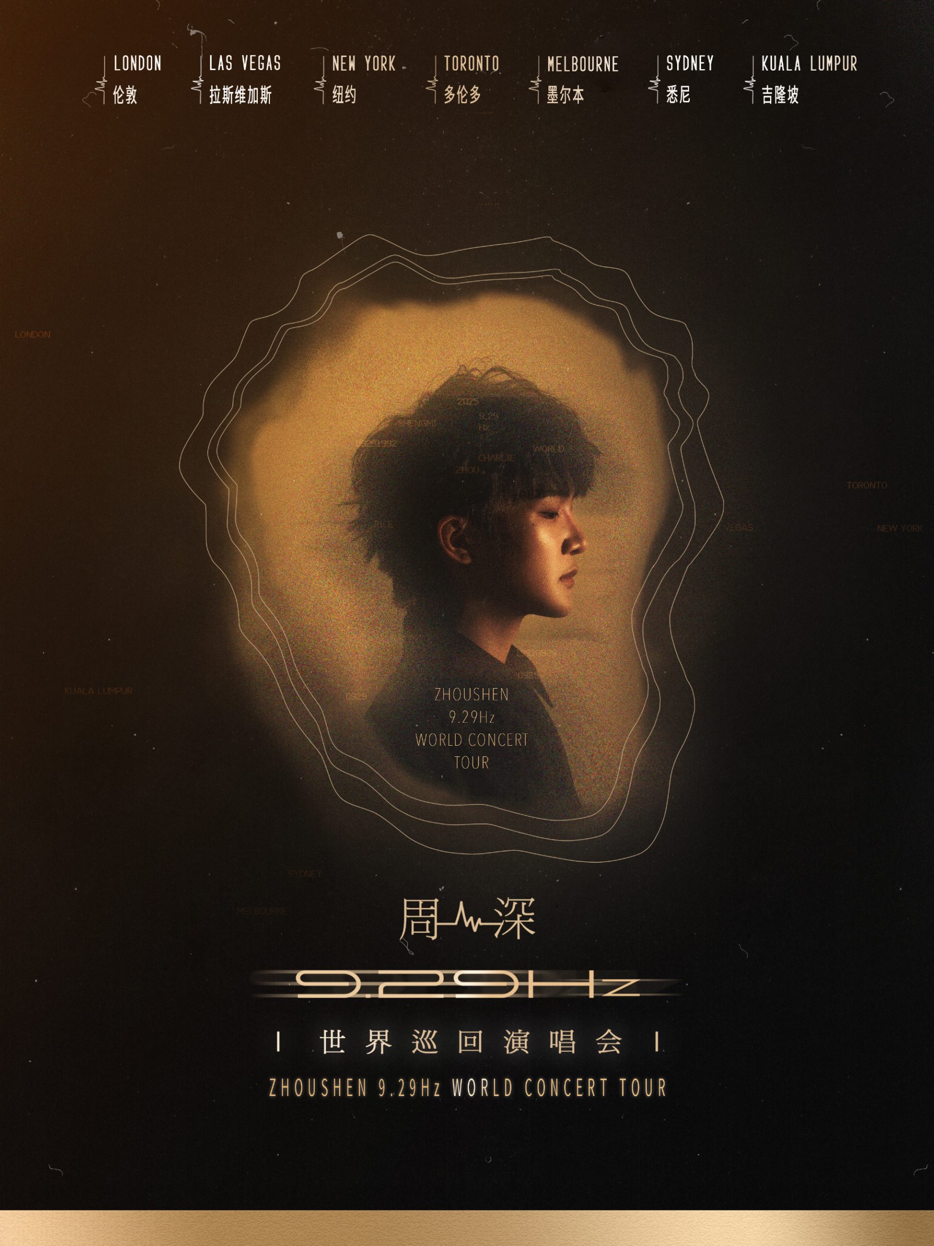 周深官宣9.29Hz世界巡回演唱会